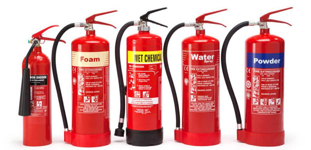 Types of fire extinguisher 